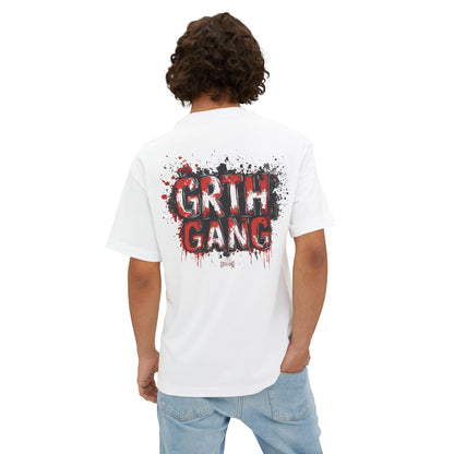 GG Red Paint Oversized Tee