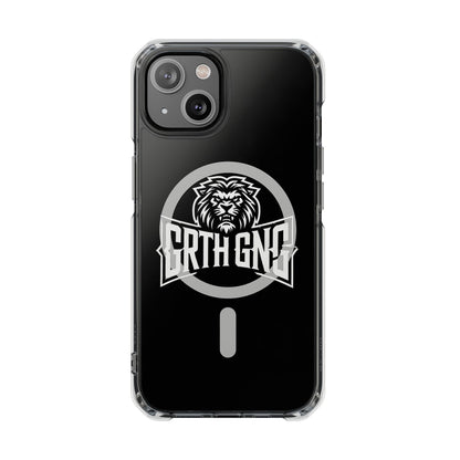 GRTHGANG Clear Impact Case-white logo