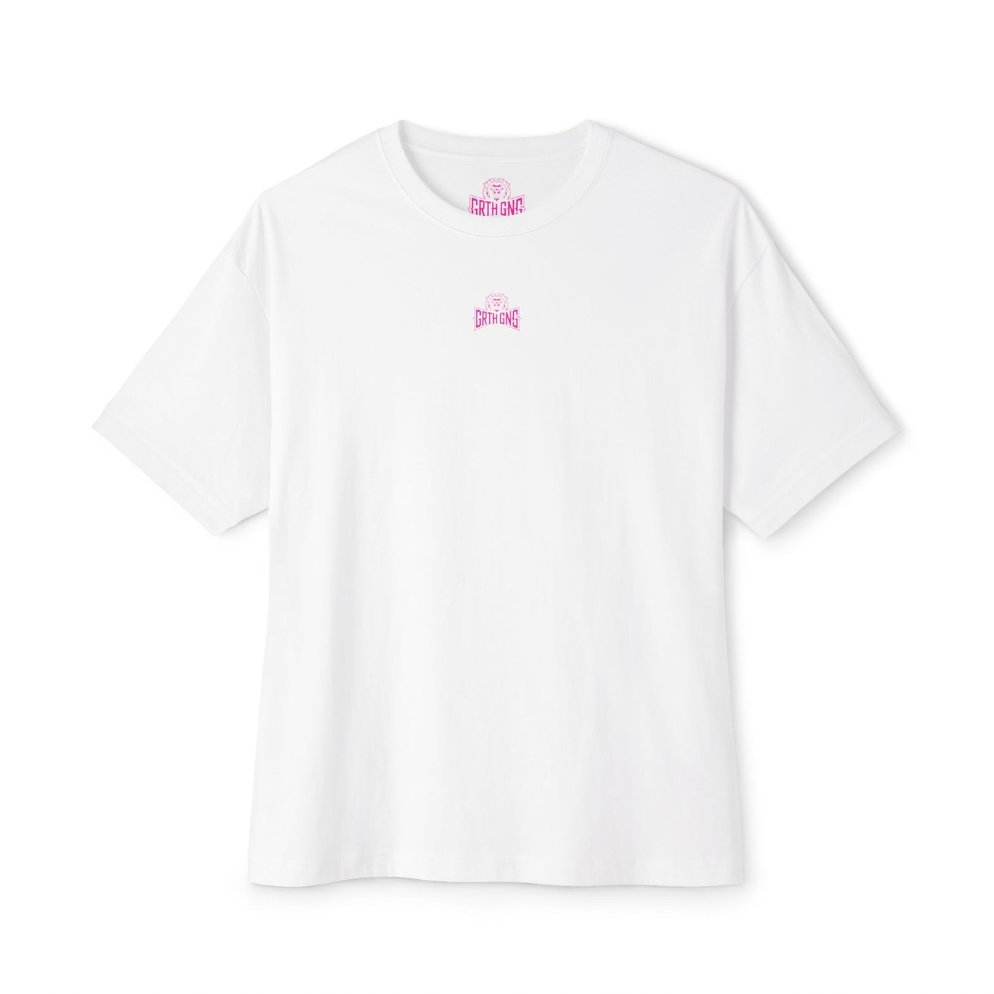 GG logo Simple Oversized Tee-pink