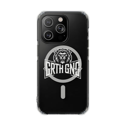 GRTHGANG Clear Impact Case-white logo