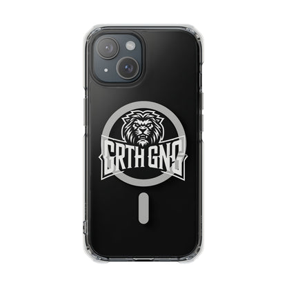 GRTHGANG Clear Impact Case-white logo