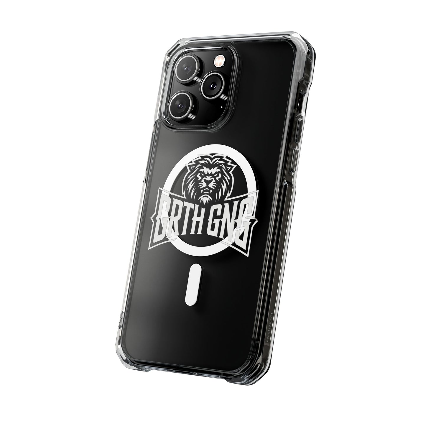 GRTHGANG Clear Impact Case-white logo