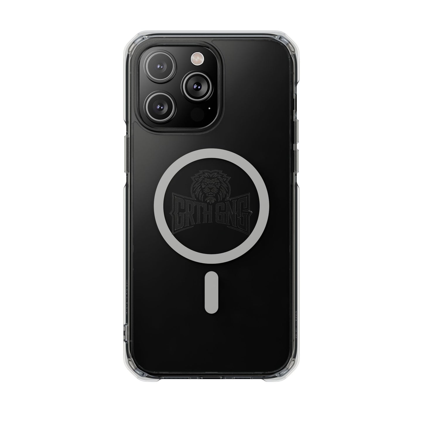 GRTHGANG Clear Impact Case-black logo