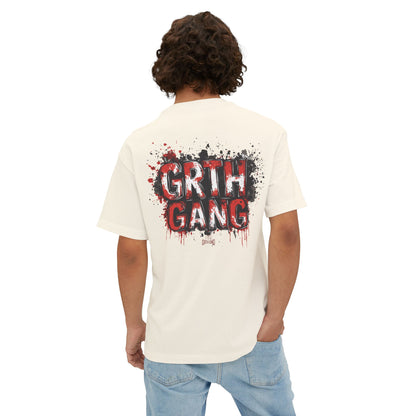 GG Red Paint Oversized Tee