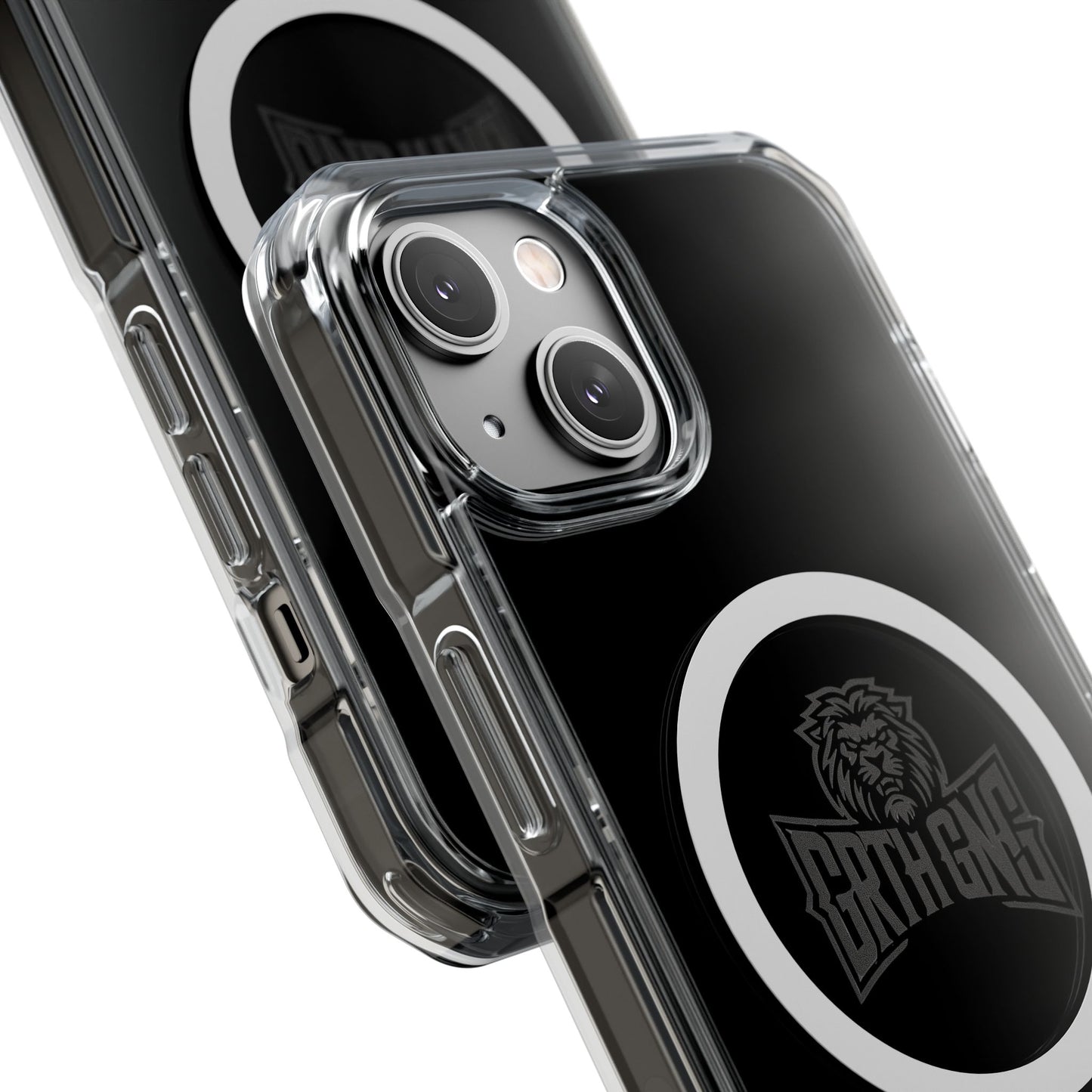 GRTHGANG Clear Impact Case-black logo